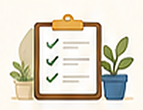 Illustration representing step-by-step help filling out forms