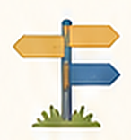 Illustration representing signposting to trusted support services
